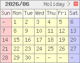 アジア雑貨GANESA休業日