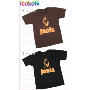【2カラー】ソウルシンガー★ジャニス・ジョプリンTシャツ