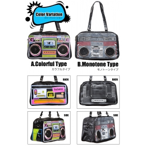 音楽好きは要チェック!バッグにスピーカーがついた新型バッグ☆2Way スピーカーバッグ Speaker Bag<ボストンタイプ>