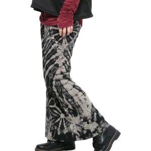 タイダイ ロング スカート モノトーン レディース タイト マーメイド 染め EDM ファッション BOHO コーデ パリピ フェス ファッション ストレッチ アジアン エスニック