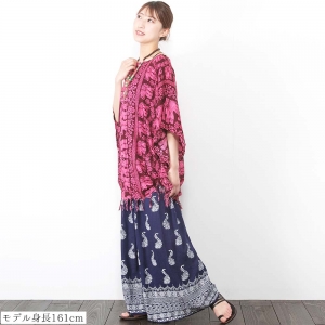 エスニック ワイドパ ンツ イージーパンツ レディース ファッション 春 夏 ペチパンツ アジアンスタイル インド 涼しいパンツ ゆったりパンツ 薄手