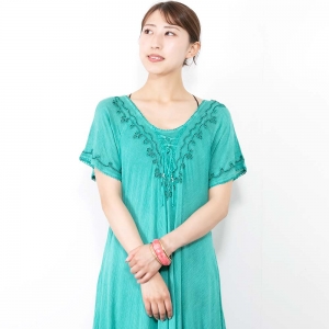 エスニックブレスレット 3連 ブラス製 インド ナチュラル素材 アジアンアクセサリー レディース 夏 フェス アクセサリー ボヘミアン ダンス ステージ衣装