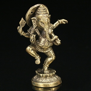 ガネーシャ 置物 真鍮 アジアン雑貨 エスニック雑貨 アジアン エスニック お守り インド 神様 ぞう ゾウ