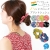 シュシュ インド綿 ヘアゴム ハンドブロックプリント レディース サンガネール ヘアアクセ エスニック 綿100% ナチュラル コーデ ヘアアクセサリー ハンドメイド