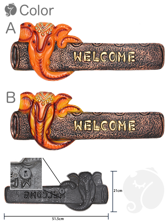 ガネーシャ・壁掛けウエルカムボード【2タイプ】 |