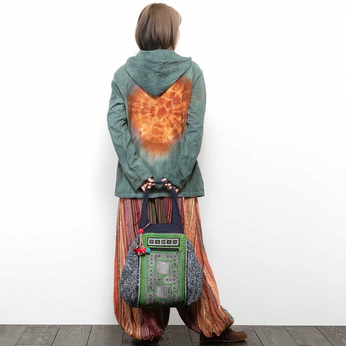 エスニック バッグ モン族 刺繍 ショルダーバッグ 肩掛けバッグ レディース ファッション アジアン おしゃれ かわいい 個性的