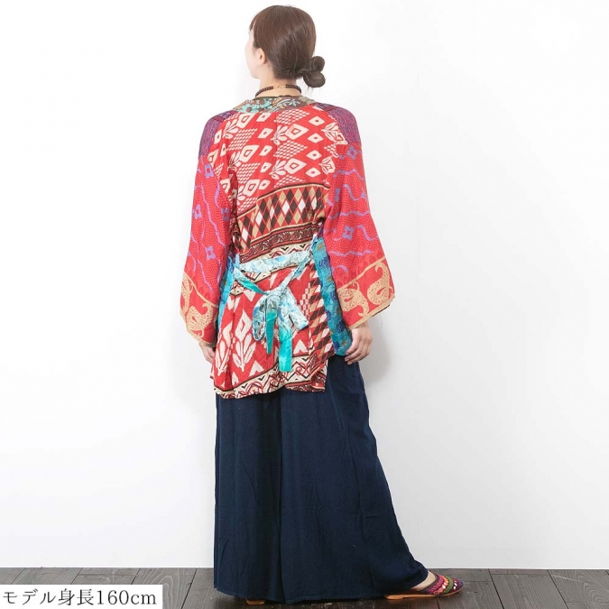 ラップパンツ 刺繍 ワイドパンツ レーヨン 涼感 エスニック パンツ ロングパンツ レディース アジアン ファッション 春 夏 おしゃれ 涼しい